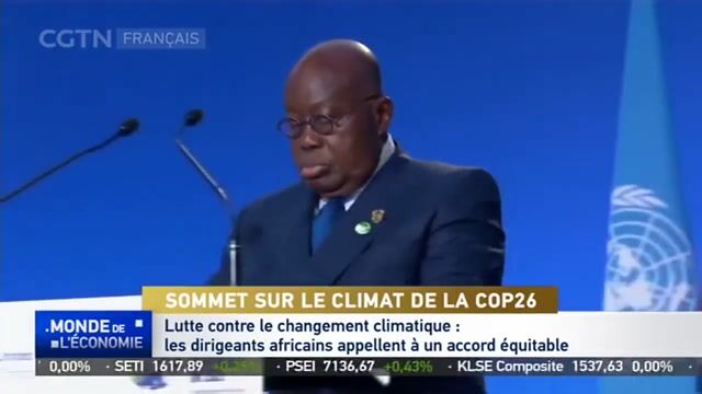 Lutte contre le changement climatique les dirigeants africains appellent à un accord équitable